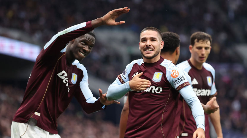 Stunning Strikes by Buendia and Rogers Give Villa Comeback Win at Spurs