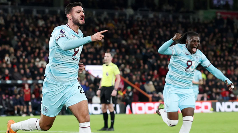 Burnley Halt seven-match Losing Run with Late Draw at Bournemouth