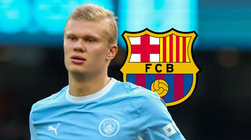 Erling Haaland to Barcelona from Man City on as ‘estimated transfer fee and salary demands’ communicated